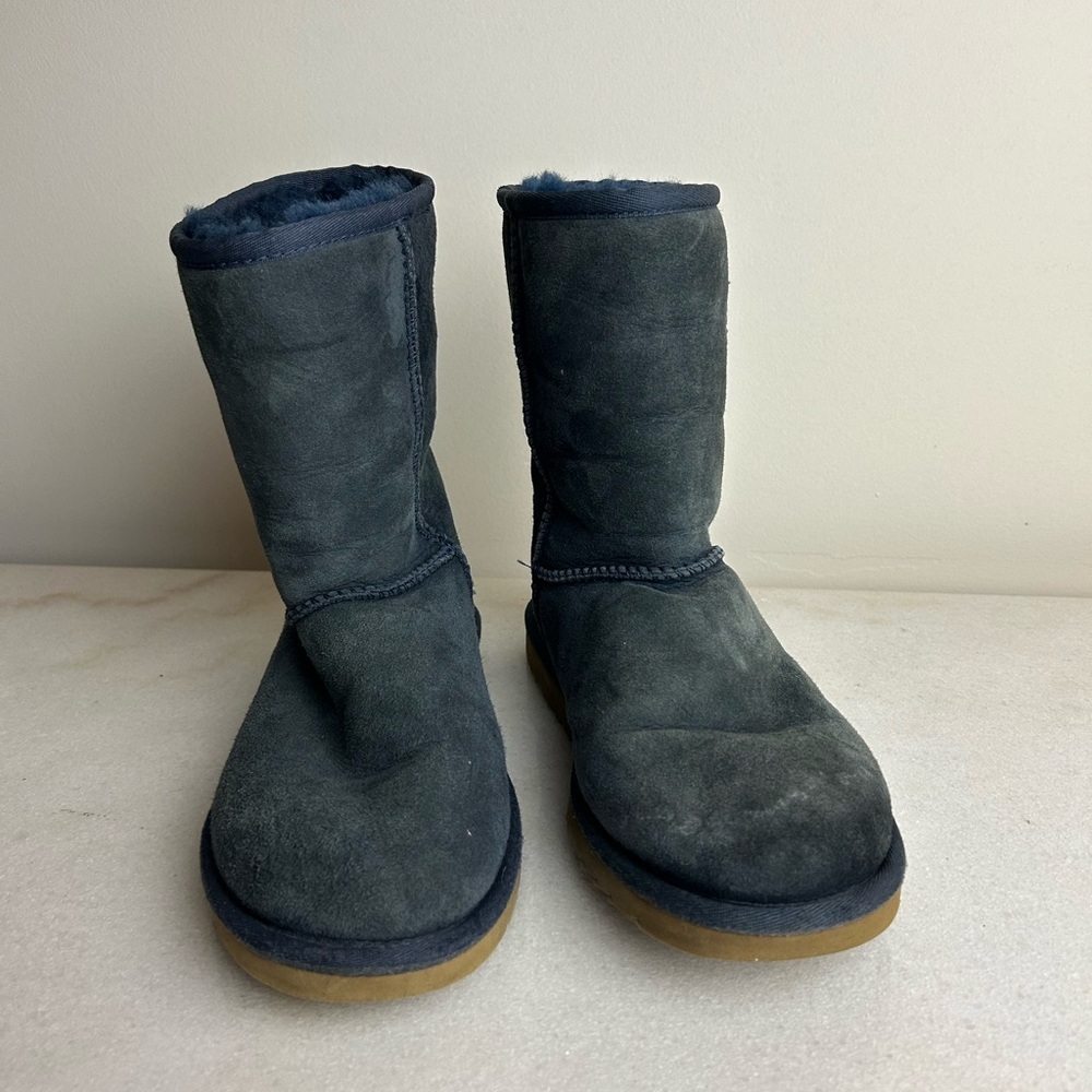 UGG Deep Blue Sheepskin Footwear - Picture 2 of 5